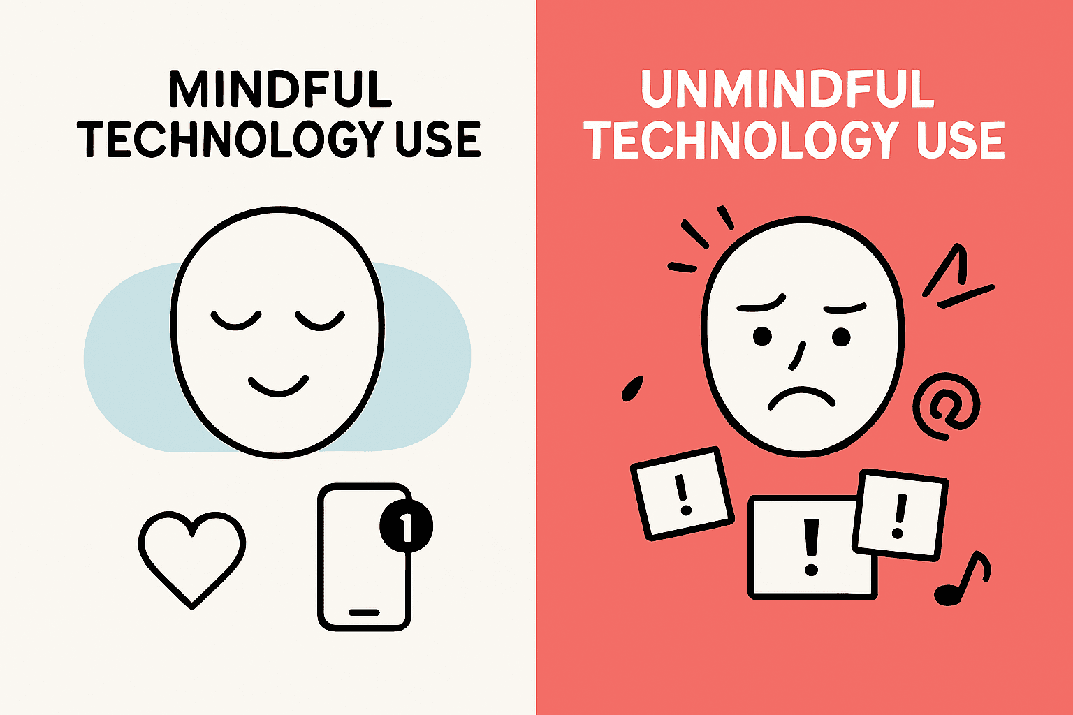 Understanding Mindful Technology Use for Better Well-Being, KIND STRANGER